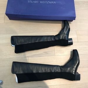 Stuart Weitzman Reserve Boot Black Leather